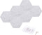 PATIKIL Felt Bulletin Board, 12"x10", 6 Packs Self Adhesive Hexagon Tiles for Sound Proofing