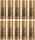 MUNEFE 10Pcs Metal Candle Socket Covers, Candle Lamp Base Tube, E14 Candle Socket