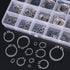 Hilitchi 150-Pcs 304 Stainless Steel External Circlip Snap Retaining Clip Ring Set