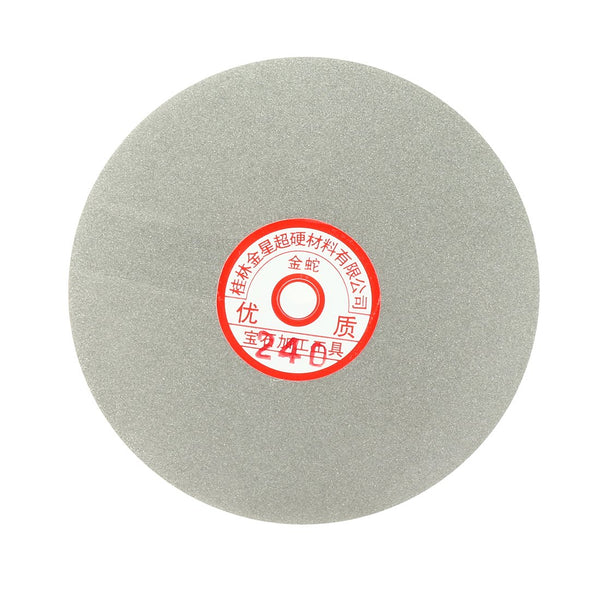 uxcell 6-inch Grit 240 Diamond Coated Flat Lap Wheel for Grinding Sanding Polishing Disc