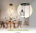 3xE26 120V ASD Black Pendant Light Fixture - ETL Modern Pendant Lights Kitchen Island, Industrial Hallway, Living Room