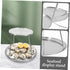 Double-Layer Stainless Steel Seafood Display Tray Reusable Serving Plate for Parties Buffet and Weddings for Oysters