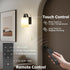 1 Pack 6000mAh Dimmable iThird Battery Operated Wall Sconces Lights: Rechargeable Wall Lights with Remote Control, LED