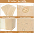 13.7x8.3x3.5in 50 Pack Aimyoo Homemade Sourdough Bread Bags, Stripe Bakery Bags with Window & Seal Stickers