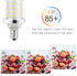 E17 Bulb,15W E17 G14 Bulbs,120 1200lm 5000K Bulbs, Non-Dimmable Bulb, Pack 4 Super Bright LED Intermediate Base LED