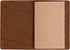 Pocket Travelers Notebook, Refillable Leather Travel Journal, 3.5 x 5.5 Inches, Brown, for Men & Women
