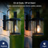 A19 Bulbs,8W (100W 1400LM,Vintage E26 2700K 2 Pack FLSNT Dusk to Dawn Outdoor Sensor LED Edison Eqv.), Filament Base