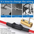 smseace 10Pcs 10 Gauge Wire Connectors with Heat Shrink Tubes and Screws for Quick Wiring
