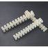 XINGYHENG 6Pcs 6A 10A 20A 12 Position Double Row Screw Terminal Block, Flame Retardant Nylon Connector (White)