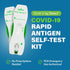 COVID-19 1 Pack, 2 SCoV-2 Antigen Rapid Test, Tests Total, Easy To Use No Mixing Step, Ag Detect Rapid Self-Test, FDA