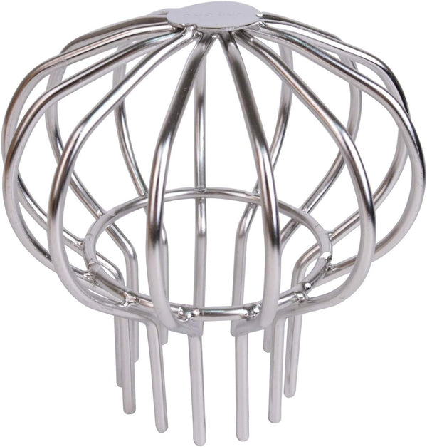 304 Stainless Steel Drain Outdoor Roof Anti-Blocking Line Cap - Round Floor Net Cover, 3 Inch Gutter Cleaning Tool