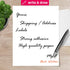 Printable White Sticker Labels, 100 Sheets, 8.5" x 11" Full Sheet for Laser & Inkjet Printers