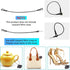 SUN-HOMESHINE 100pcs 8.2MHz 8.2Mhz Anti-Theft Retail EAS Security Hard Tags,Rf Mini Square EAS Tag, Retail Security