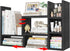 NUTIKAS Desk Shelves Desktop Organizer Shlef - Black Office Organization for Top