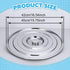 40cm Stainless Steel Pan Lid Cookware Part Heat Resistant Easy Clean Skillet Lid Stockpot Cover for BBQ Buffet Picnics