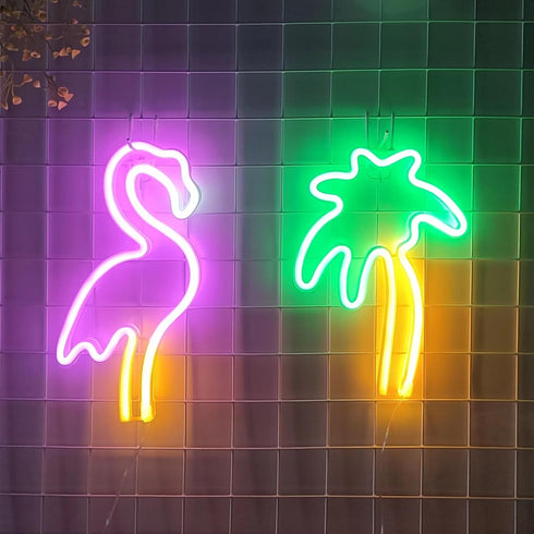 3-AA JYWJ Neon Light,USB or Battery Powered Neon Signs,LED Desktop Wall Decoration,Various Parties,Decoration
