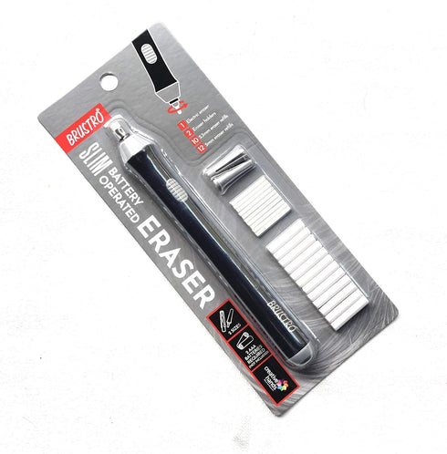 Automatic Electric Rubber Eraser, Battery Operated, Ideal for Kids and Adults, Drawing, Sketching, 22 Refills