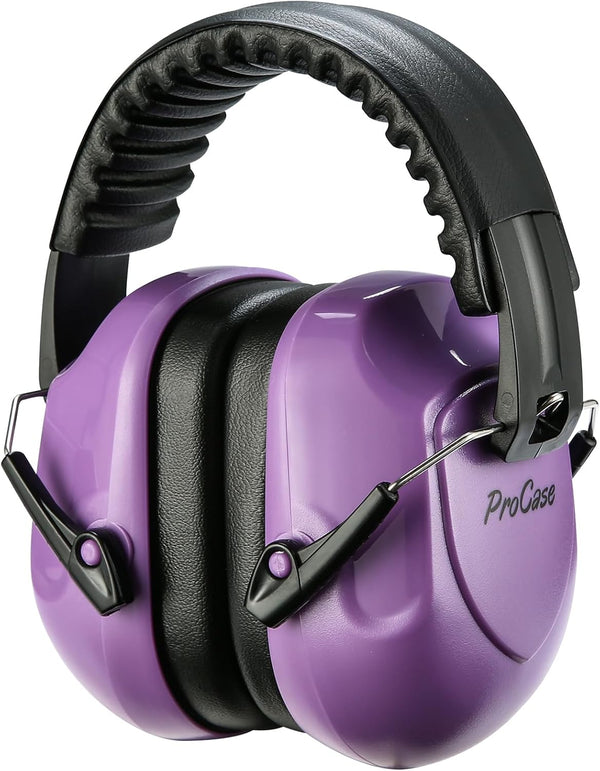 ProCase Noise Reduction Safety Ear Muffs, NRR 28dB Hearing Protection Headphones for Shooting, Mowing, Construction