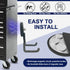 TSUYA Strong Magnetic Hooks, 22Lbs Heavy Duty Utility Hooks for Garage Organization and Hanging Tools