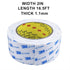 Double Sided Tape 2in x 16.5ft, Mounting Tape Heavy Duty, Removeable PE Foam Tape Strips, Strong Adhesive Tape Waterproof Free Damage for Paint Wall Picture Hanging Poster