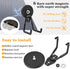 Strong Heavy Duty Magnetic Hooks, 2.59" (66 mm) Garage Magnet Hooks with Anti-Slip Coating, 2 Pcs