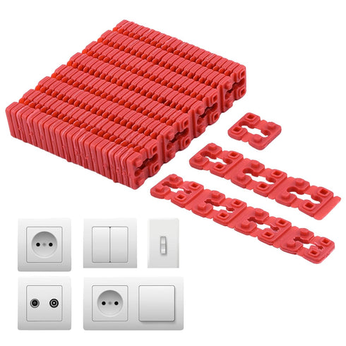 Outlet Spacers for Electrical Box, 96Pcs Electrical Switch and Receptacle Spacer Electrical Receptacle Boxes Extender Outlet Shims Light Switch Spacer for Electricity Box