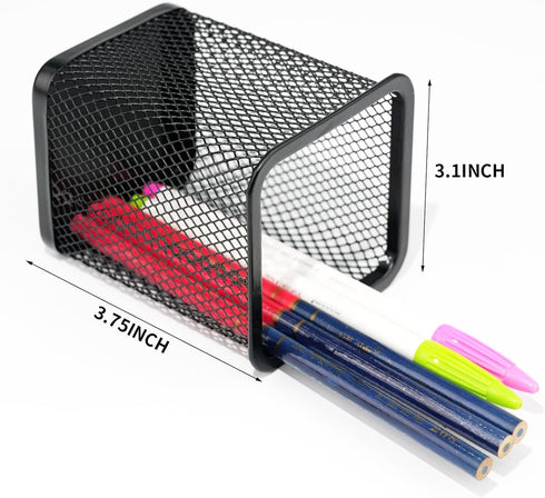Pen Holder for Desk, Wire Mesh Pencil Cup Holder Organizer for Office Supplies