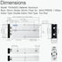 Pneumatic Air Cylinder: 16mm Bore 50mm Stroke, Small Double Rod Double Action TN16x50