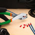 Electrician's Terminal Crimp Pliers with Cutter, Wire Crimping Tools for 10 to 22 AWG Terminals and Connectors