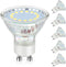 GU10 LED Light Bulb, 50 Watt Halogen Equivalent, Daylight White 5000K, 450LM, Non-Dimmable, 5-Pack