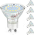 GU10 LED Light Bulb, 50 Watt Halogen Equivalent, Daylight White 5000K, 450LM, Non-Dimmable, 5-Pack
