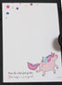 8x6 Set Lex Sefi Funny Unicorn Black Padfolio Rainbow Pride Inspirational Office Organizer Notepad Stationary Gift