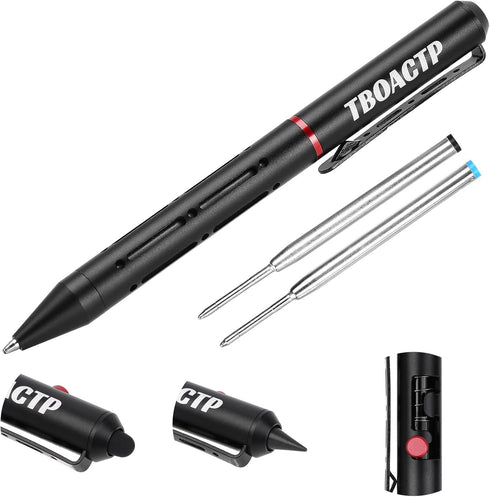 TBOACTP 4.7 Mini 3 EDC Ballpoint Pen, Pencil and Stylus in One, with
