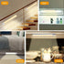 NBBUFF 3pcs Dimmable 3Color (3000K/4500K/6000K), 11.81" LED Motion Sensor Cabinet Lights, USB Rechargeable, Modes Night