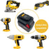 MIL18DL Adapter, Convert Milwaukee M18 18V Lithium Battery to Dewalt 20V MAX XR Lithium Battery for Cordless Tools