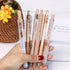 Buqoo 5 Pack Gel Pens Set with 0.5mm Fine Points - Retractable Gel Ink Pens in Various Styles with 1 Highlighter for