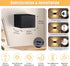 Yochoice 6000mAh 3 2-Pack Motion Sensor Wall Sconces with Remote Control, Black Wireless Touch Control Rechargeable