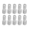 PATIKIL M4x6mm to M5x6mm Double End Threaded Stud Screw Bolt, 10 Pack Stainless Steel Rod Bolts