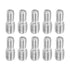 PATIKIL M4x6mm to M5x6mm Double End Threaded Stud Screw Bolt, 10 Pack Stainless Steel Rod Bolts