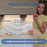 long-stars Counter 64 3 Dimmable Closet 3 Pack Under Lights for Kitchen, Rechargeable Under Cabinet Lighting Wireless