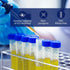 Membrane Solutions Conical Centrifuge Tubes, 15mL, 50 Pack Sterile Plastic Test Tubes with Screw Caps