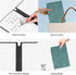 SAYEEC Portable Whiteboard Notebook, Dry Erase Board with 3 Colors Fineliner Pens and Blue PU Cover