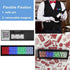 LED Name Badges, OUHL Upgraded Name Tag Cellphone Programmable Rechargeable Business Badges with Magnet Pin