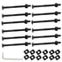 Jiozermi 12 Pcs M6 x 90mm Hex Socket Head Screws Bolts Barrel Nuts,