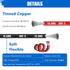 16 AWG Silicone Wire - 40 Ft Length (20 Ft Black and 20 Ft Red), Flexible, High Temperature Resistant