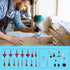 Zoihanx Trimming Carving,110V Trimmer 15 1/4" Set,Adjustable Height,30000R/MIN Wood Router,Palm Router for Slotting