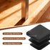 8 13mm/0.51" uxcell Pcs Square Plastic Plugs with Furniture Felt Pad, Tubing End Caps Furniture Leg Inserts for Metal
