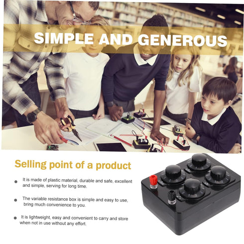 Box Capacitor Variable Adjustable Physical Tool Kit, Simple Plastic Tool for Experiment Teaching Instrument