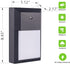3000K 12W 1000 1-Pack LIT-PaTH Dusk to Dawn Outdoor Wall Lantern, LED Wall Sconce for Porch Lighting Fixture, Lumens
