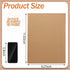 Lincia 24 Pack Large Kraft Notebooks - 8.5 x 11 inch College Ruled Notebook Bulk for School and Office Writing